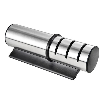 Afilador De Cuchillos De Cocina De Acero Inoxidable De Tres