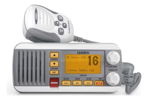 Radio Vhf Uniden Solara D Um435 Fixo Um-435 Maritimo