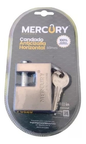 Candado Anticizalla 60 Ml Mercury