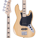 Baixo 4 Cordas Jazz Bass Strinberg Jbs50 Natural Passivo