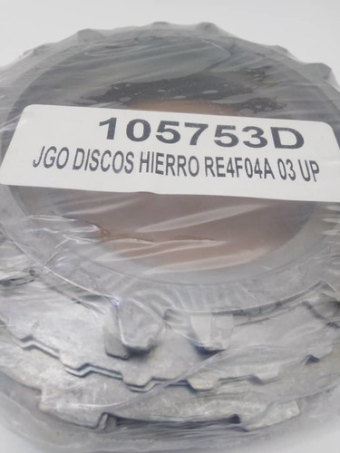 Juego Discos Hierro Caja Autom Nissan Murano Xtrail Re4f04b Foto 2