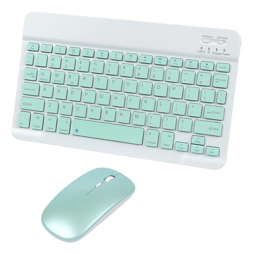 Combo De Teclado Y Mouse Inalámbricos Bluetooth, Ultra Delga