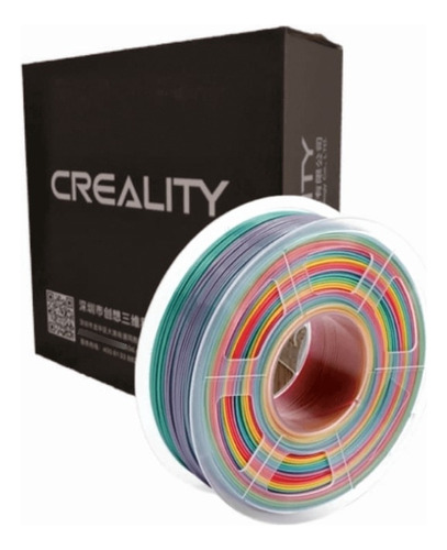  Filamento Creality Cr-pla 1kg Arcoíris Multicolor