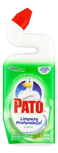 Desinfetante Uso Geral Gel Pinho Pato Limpeza Profunda Squeeze 500ml