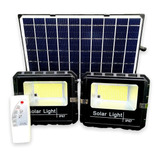 Pack 2 Focos + Panel Solar +  Focos Led 100w