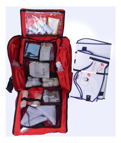 Botiquin Trauma Morral Rescate Incluye Kit De Inmovilizadore