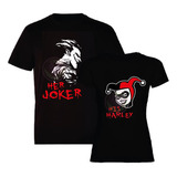 Paquete Playeras Joker Y Harl Quinn Parejas Novios