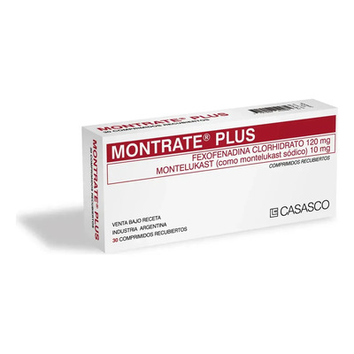 Montrate Plus 120 Mg + 10 Mg Comp. Recub., 30 Comprimidos | Envío gratis
