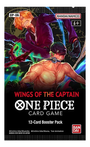 One Piece Tcg Wings Of The Captain Booster Pack Op 6 Anime Idioma Ingles