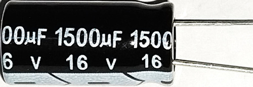 4x Capacitor Eletrolítico 1500uf X 16v 105°  4 Peças