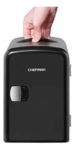 Frigobar Chefman Rj48 Para 6 Latas 110v Negro_meli8496/l23