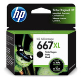 Cartucho Hp 667xl Preto 667 Xl Original Lacrado 8,5ml 2776