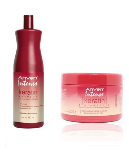 Oferta Anven Intenss Shampoo Keratin 960ml + Mascarilla
