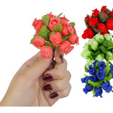 Mini Flor Artificial Pacote Com 144  Unidades