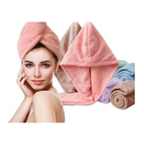 Gorro Turbante De Microfibra Ducha Toalla Para El Cabello