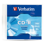 Disco Virgen Cd-r Verbatim 80min 52x 700mb Grabable 1 Pieza