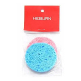 Heburn Kit X 2 Esponjas Limpieza Facial Exfoliante Suave 344