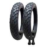 Llantas 275-18 + 90/90-18 Power Tire Ft125ts Ft150ts + Valvu