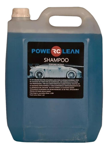 Shampoo Espuma Activa Rc X 10 Lts Ph Neutro Foam Lance Espum