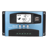 Controlador De Carga Solar Mppt 60a, Pantalla Lcd Usb Dual D