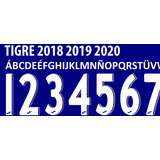 Tipografía Joma 2018 2019 2020 Tigre