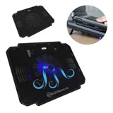 Base Suporte Notebook C/ Cooler Até 17 Polegada Led Kp9012