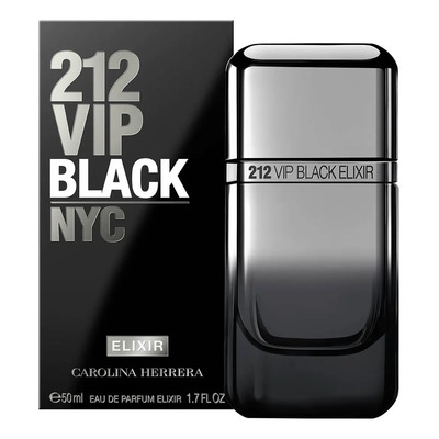 Perfume Carolina Herrera 212 Vip Black Nyc Elixir 50ml | Mismo precio en cuotas