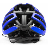 Capacete Ciclismo Polisport Light Road M=55-58cm Azul Cor Preto-azul Tamanho M