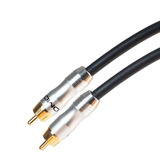 Cabo Coaxial Digital (spdif) Rca X Rca Preto 50 Mts