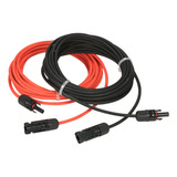 Cable De Extensión, Conector Solar Feet, Rojo, 10 Awg.extens