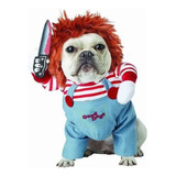 Fantasia De Halloween Pets Dogs Deadly Doll Chucky Tamanho L