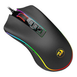 Mouse Gamer De Juego Redragon  Cobra Chroma M711 Negro