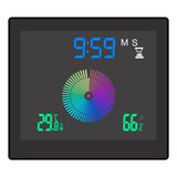 Reloj De Pared Digital Baño Lcd Temp/hum Dual Alarma