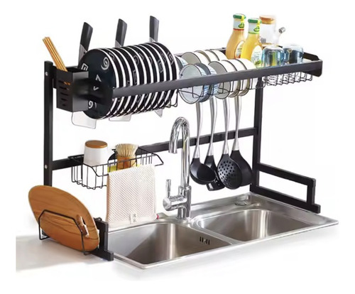 Secaplatos Escurridor Para Cocina De Aluminio Premium 85cm