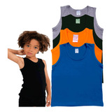 Kit 4 Regata Básica Infantil Masculina