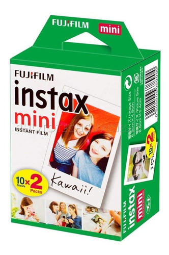 Instax Mini Película Bipack 2 X 10 Para 7s Y 25