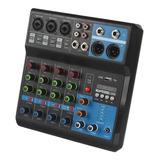 Mezclador De Sonido Dj Mini Consola De Mezcla Mezclador