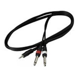 Cable Warwick Rcl20913 Miniplug 3,5trs A Dos Plug Mono 1,8m
