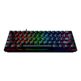 Teclado Gamer Inalámbrico Razer Huntsman Mini Qwerty Razer Red Inglés Us Color Negro Con Luz Rgb