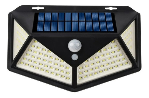 Foco Solar 114 Led Exterior Con Sensor De Movimiento