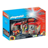 Playmobil 5663 Maletín Estación De Bomberos