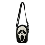 Scream Face Horror Movie Negro Mochila Messenger Bandolera