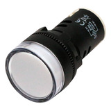 Luz Piloto Led 22mm 220v Blanco Ip67