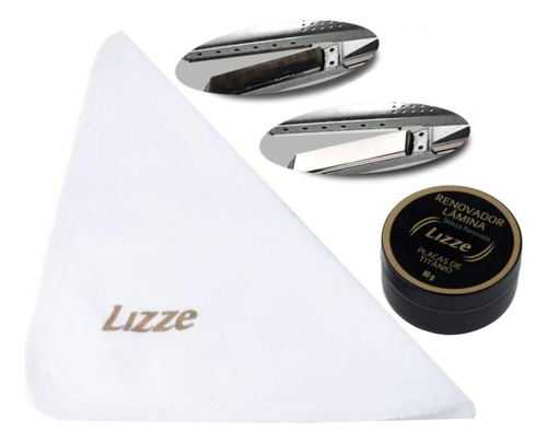 Kit Lizze Extreme Renovadora Placa Titanio Massa Polimento 