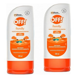 Repelente Off Family Loção 200ml - Kit 2 Unidades