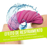 Toalha Rosto Microfibra Refrescante Fit Academia Seca Rápido