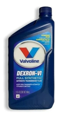 Aceite Valvoline Dexron Atf Vi 6 - Transmisión Automática 