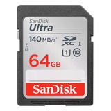 Cartão Sandisk Ultra Sdxc 64gb 140mbs - C0017
