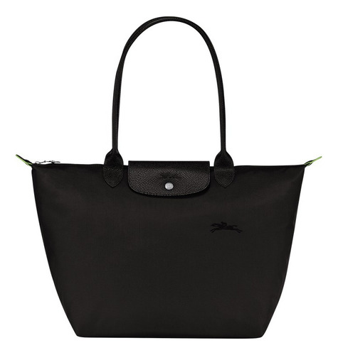 Longchamp Le Pliage Original Bolso Tote Grande, Negro Puro /