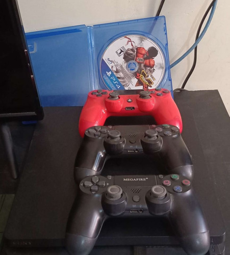 Playstation 4 Slim De 500 Gb De Memoria Con Juego Incluído 